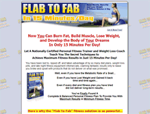 Tablet Screenshot of flabtofabfitness.com